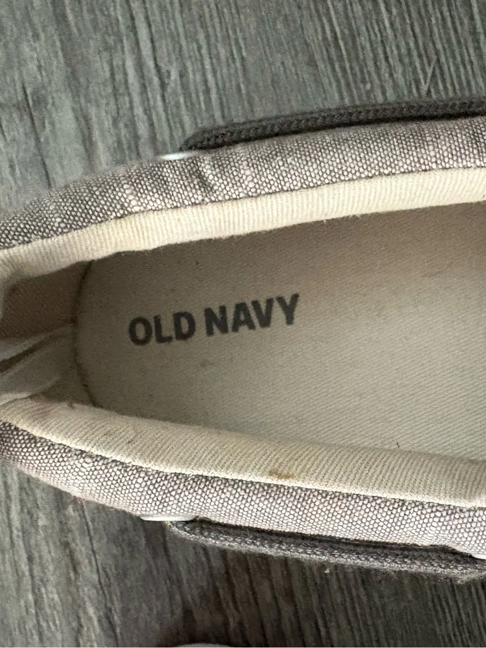 Old Navy Uni-sex Kids Light Brown Canvas Boat Shoes Size 3